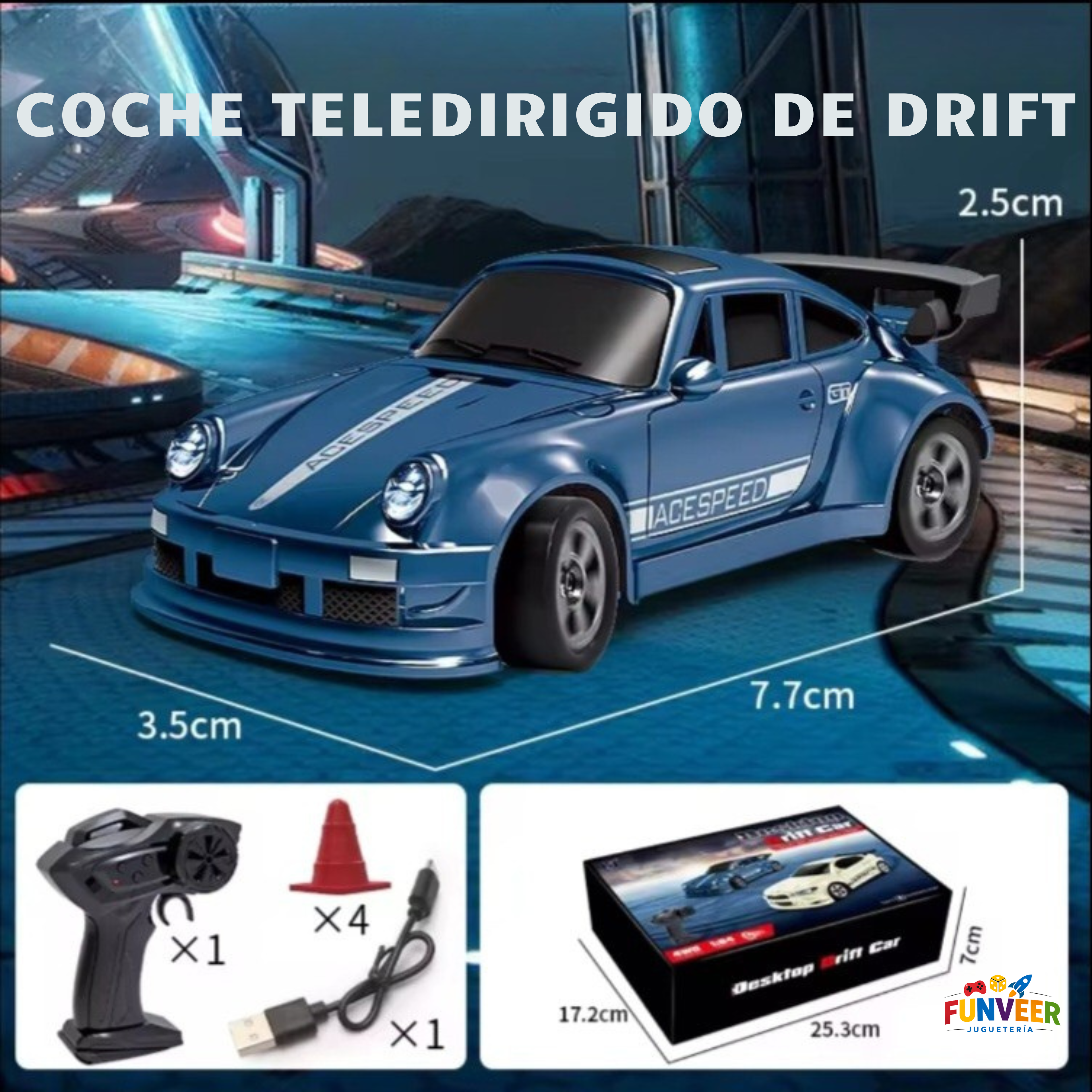 Mini Coche Teledirigido Drift